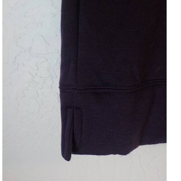 Bobbie Brooks Purple Sweatshirt Top Women Large (14-16) V-Neck Comfy Pullover - Picture 4 of 8